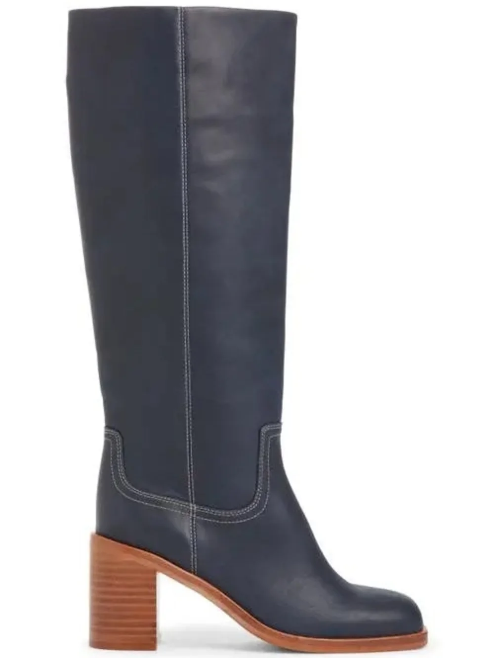 Steve Madden Navy Leather  Riggs  7.5